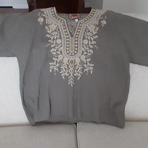 JOHNNY WAS Linen Blouse Never Worn